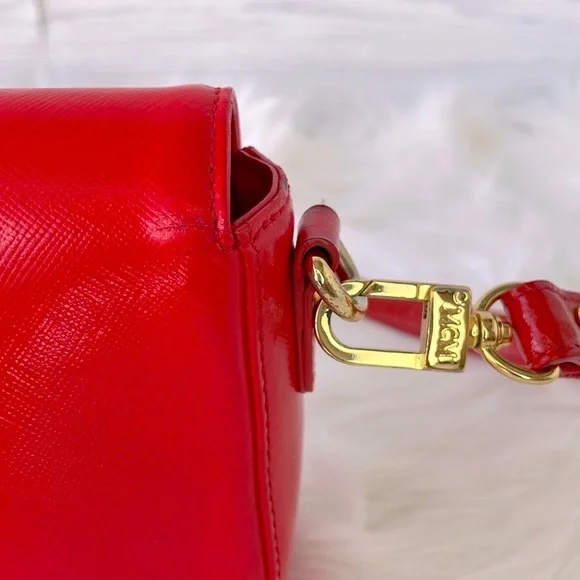 MCM Red Crossbody - Picture 9 of 17